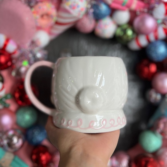 LAST FEW✨NEW🎄At Home 2024 Pink Christmas Mrs Claus Mug🩷 - Picture 6 of 8